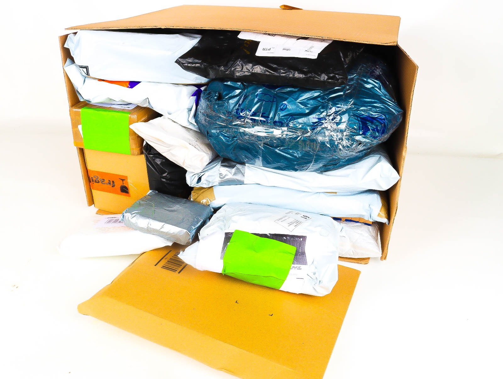 XL Doos met Verloren & Retour Postpakketten