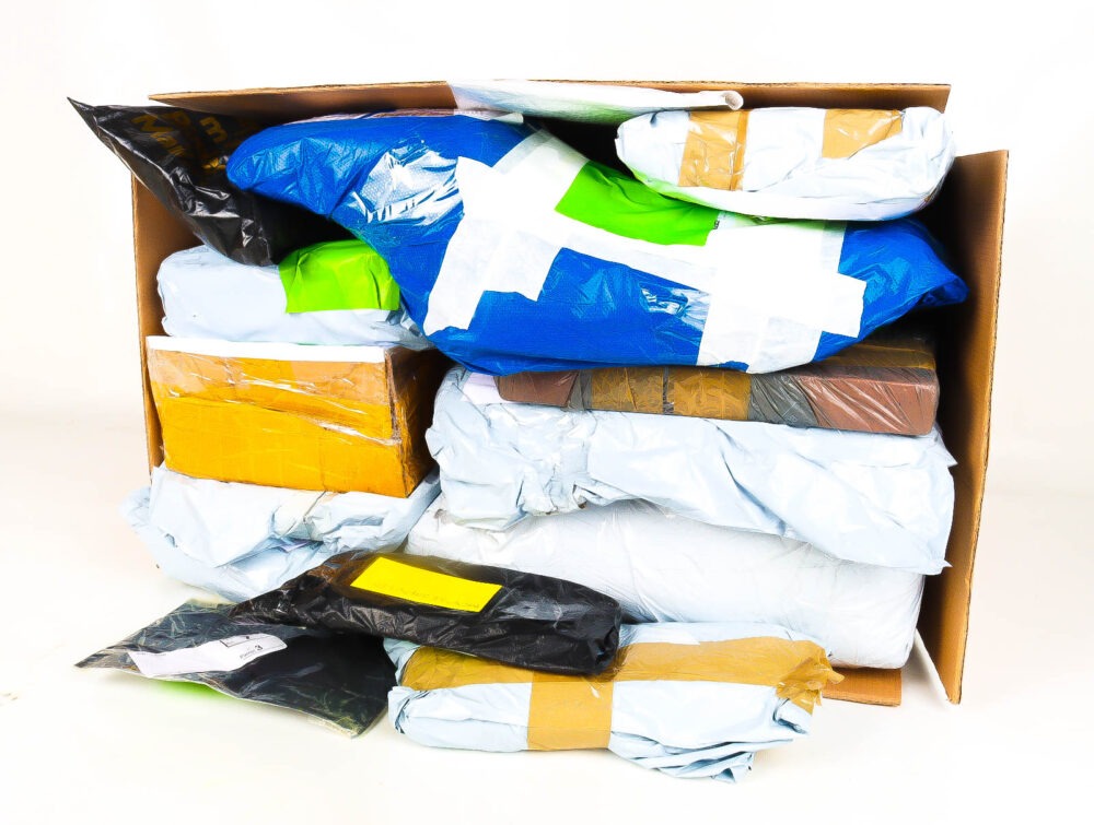 XL Doos met Verloren & Retour Postpakketten