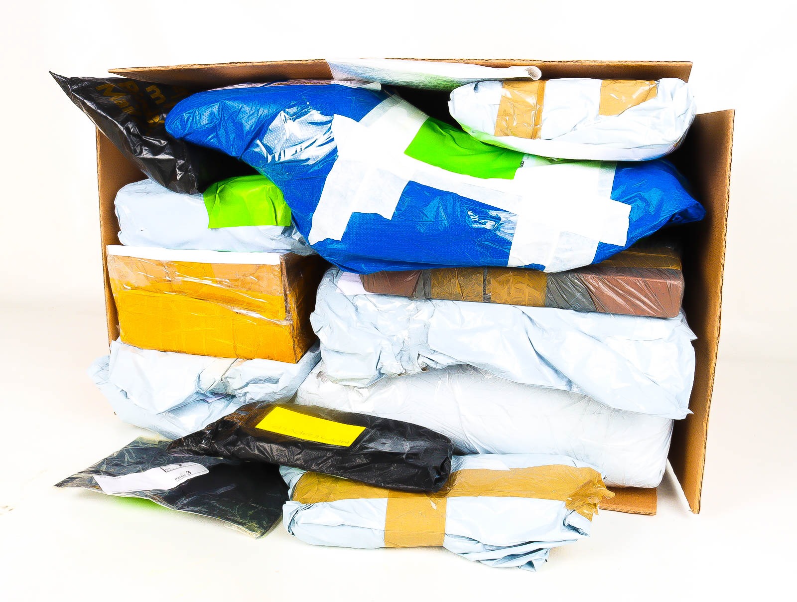 XL Doos met Verloren & Retour Postpakketten