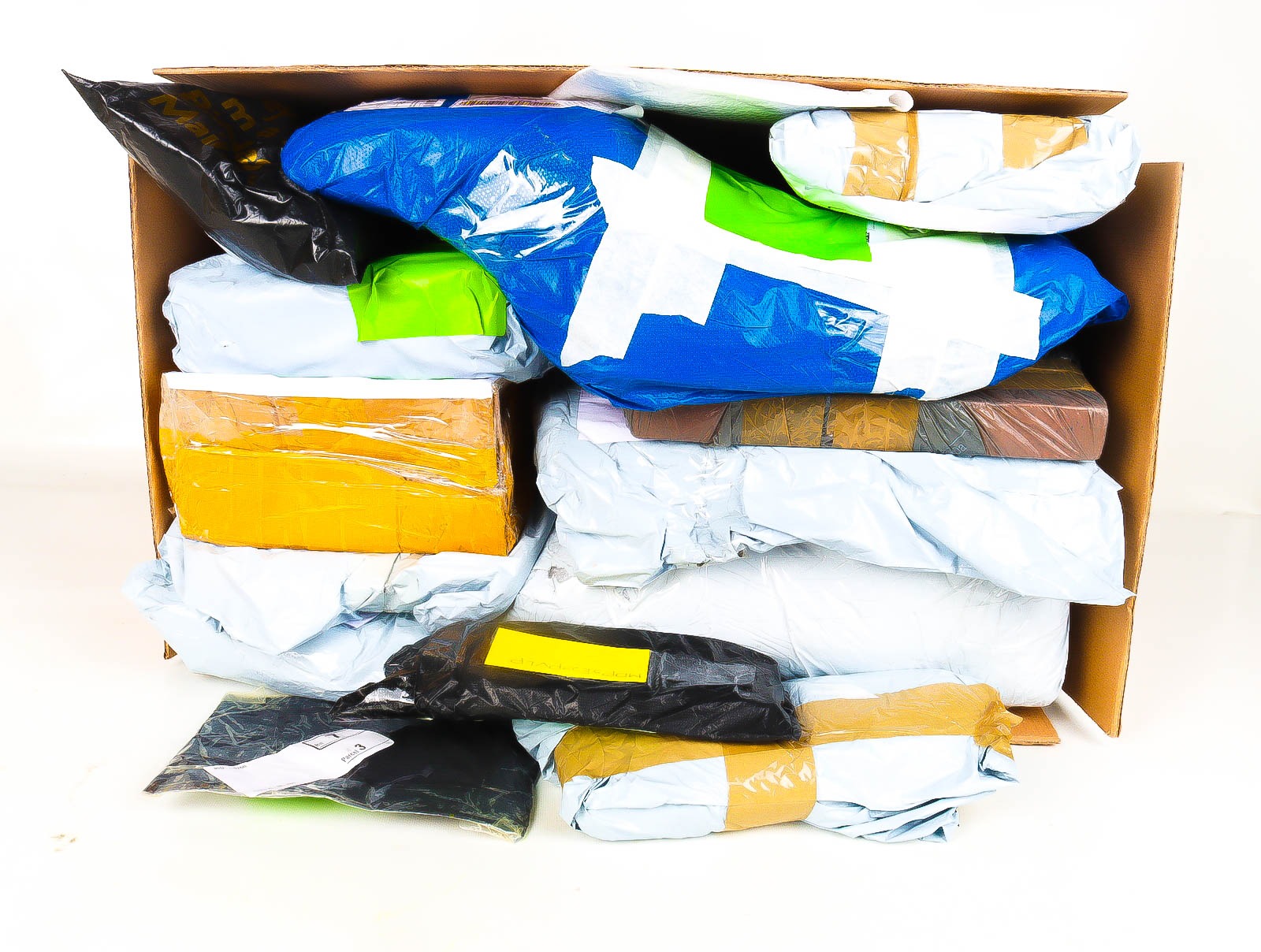 XL Doos met Verloren & Retour Postpakketten