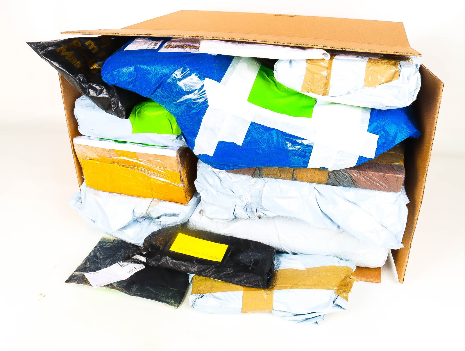 XL Doos met Verloren & Retour Postpakketten