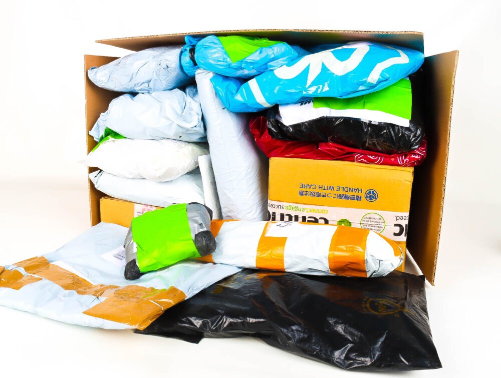 XL Doos met Verloren & Retour Postpakketten