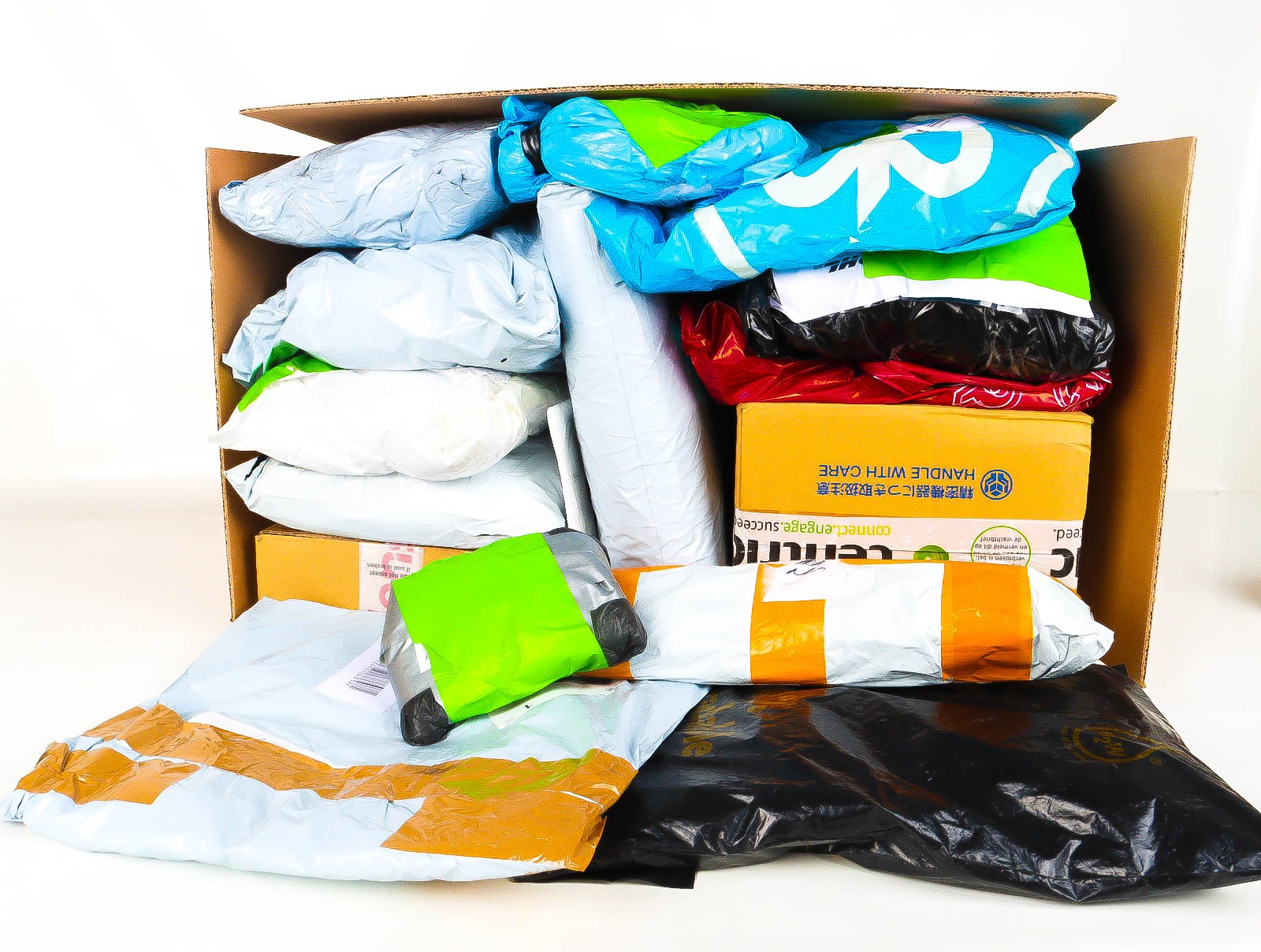 XL Doos met Verloren & Retour Postpakketten