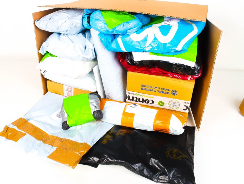 XL Doos met Verloren & Retour Postpakketten
