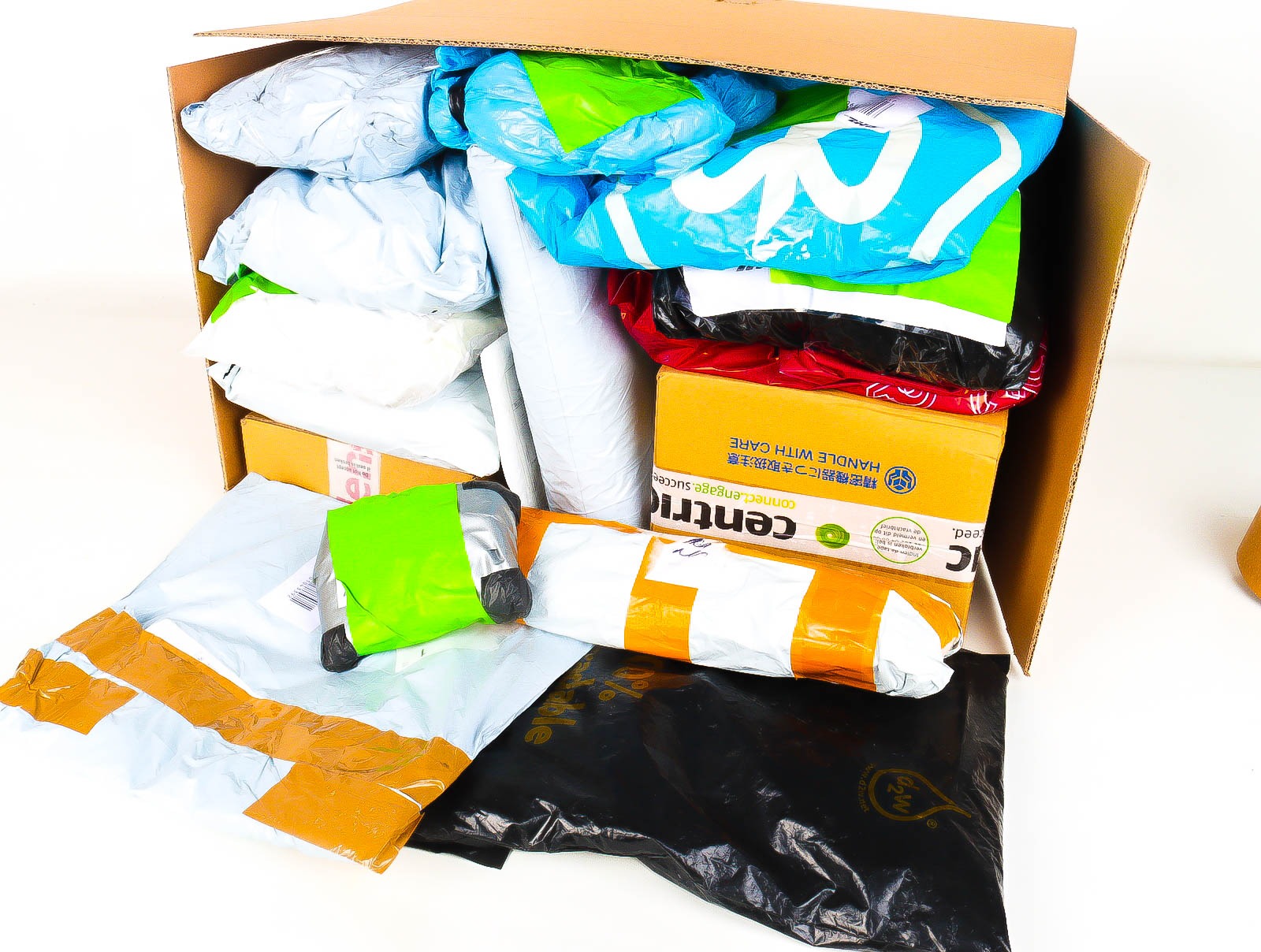 XL Doos met Verloren & Retour Postpakketten