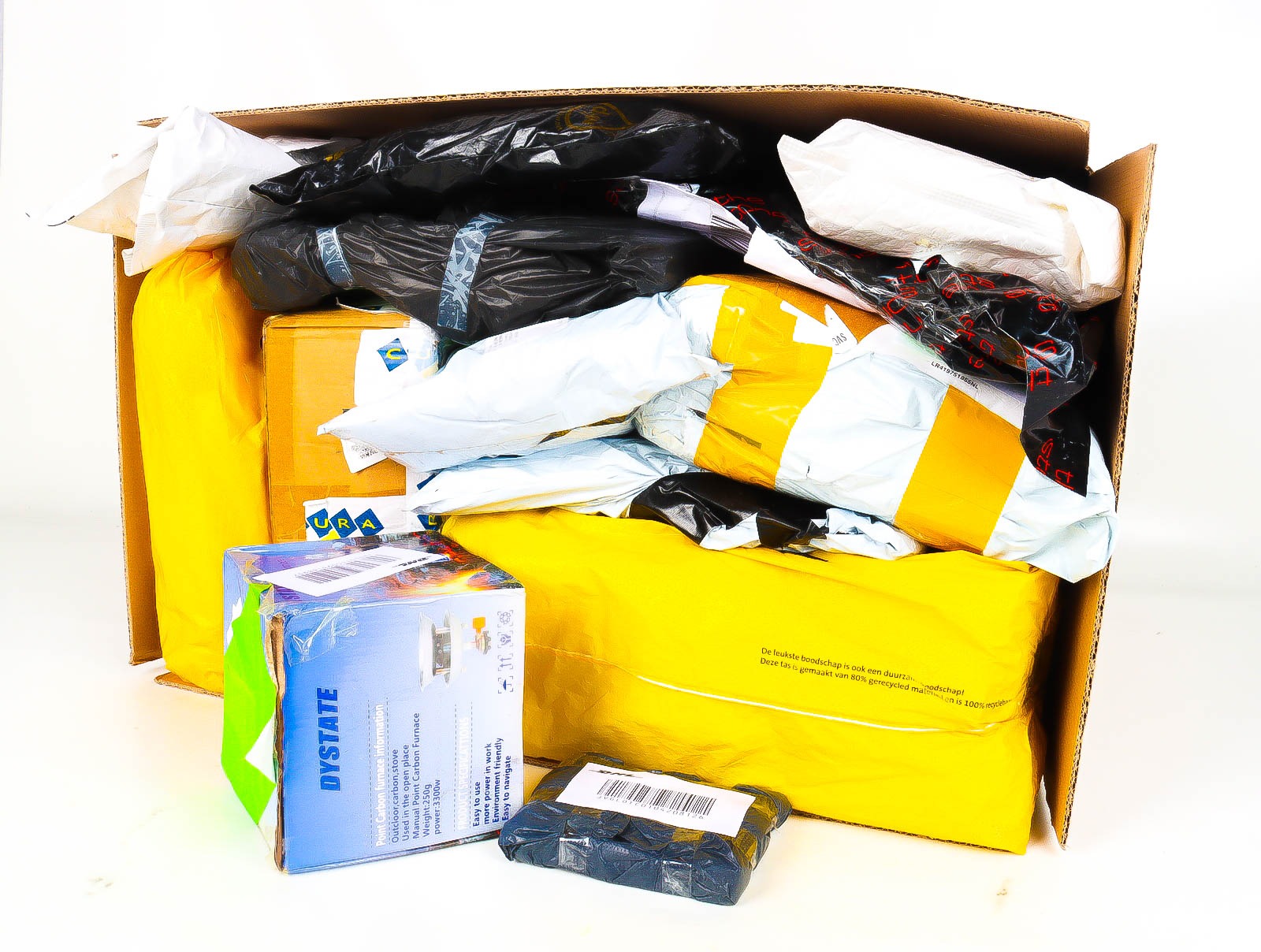 XL Doos met Verloren & Retour Postpakketten