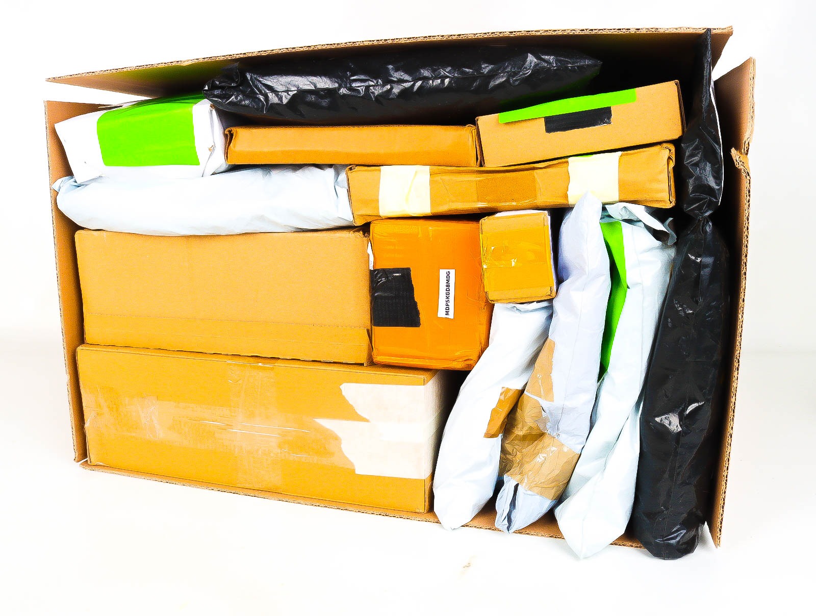 XL Doos met Verloren & Retour Postpakketten