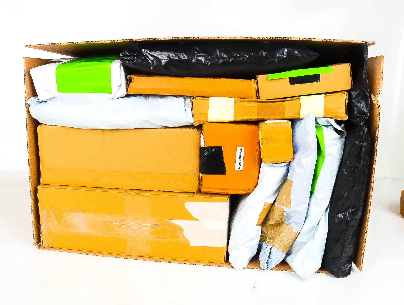 XL Doos met Verloren & Retour Postpakketten