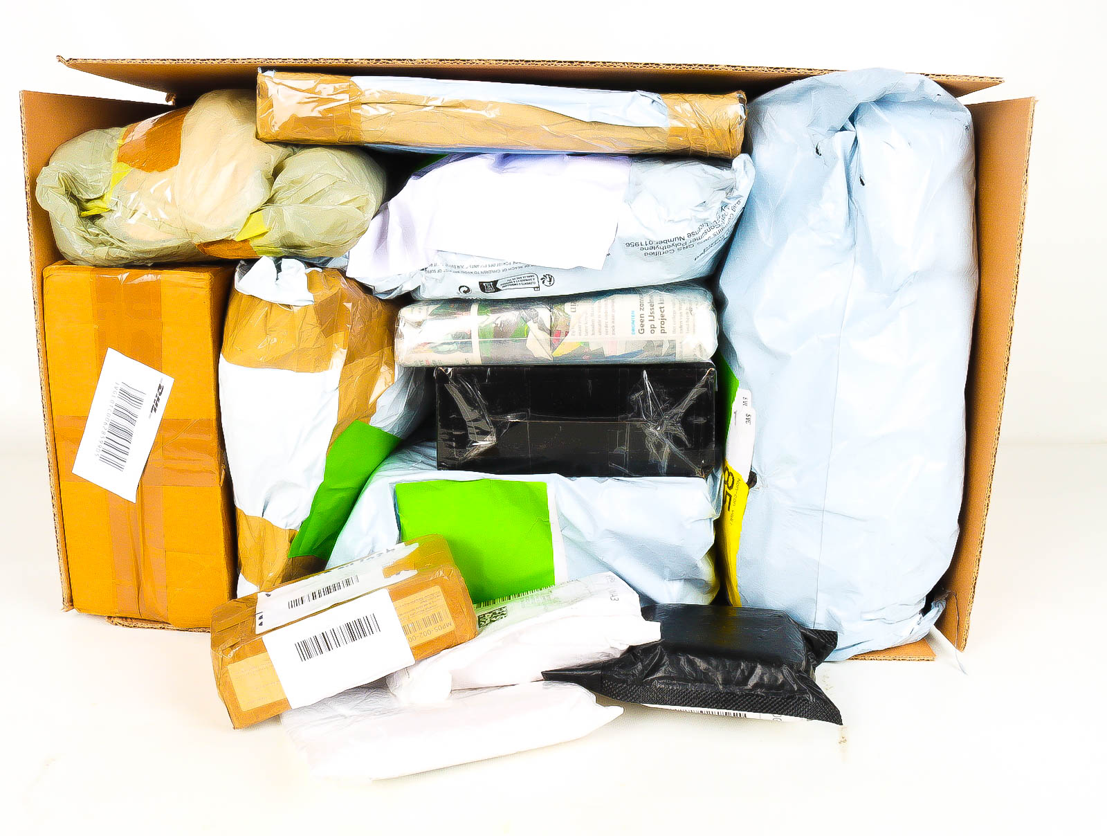 XL Doos met Verloren & Retour Postpakketten