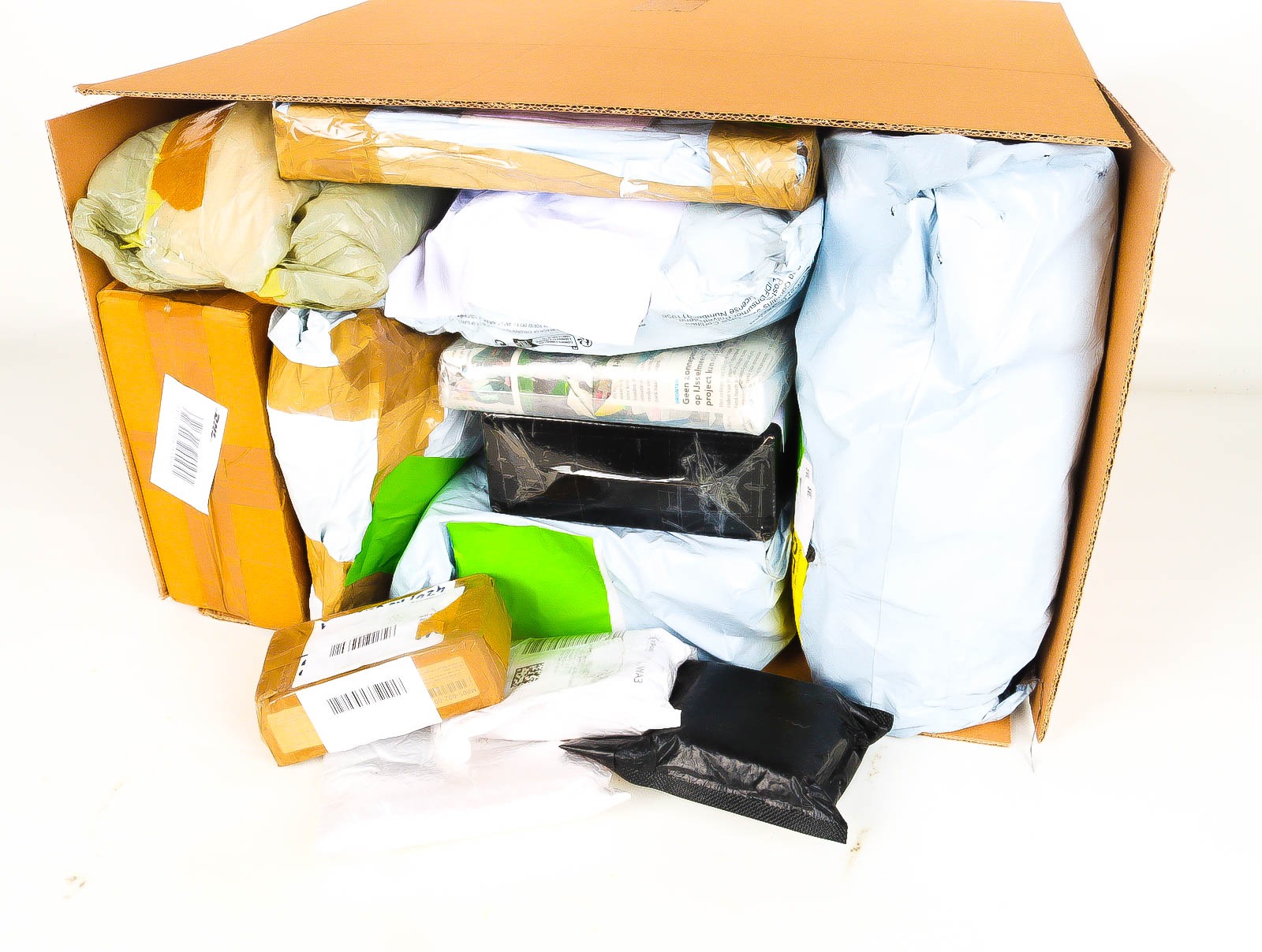 XL Doos met Verloren & Retour Postpakketten