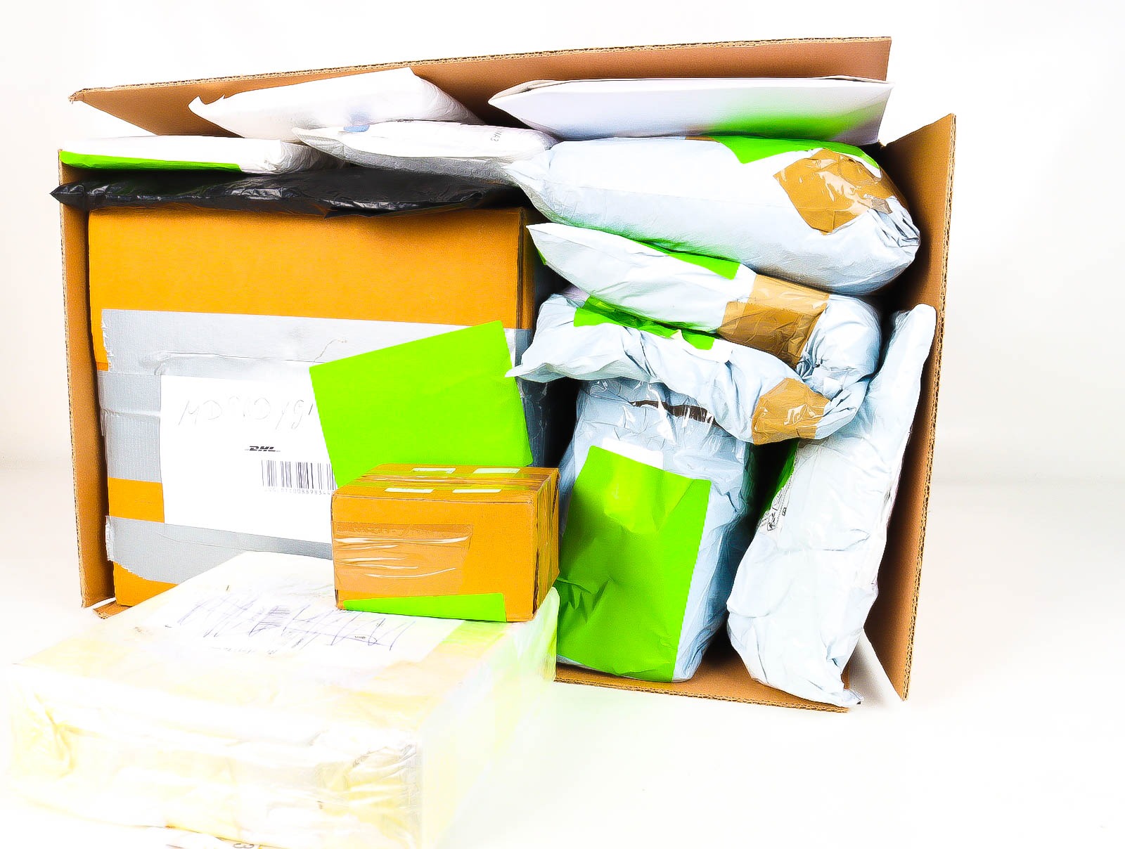 XL Doos met Verloren & Retour Postpakketten