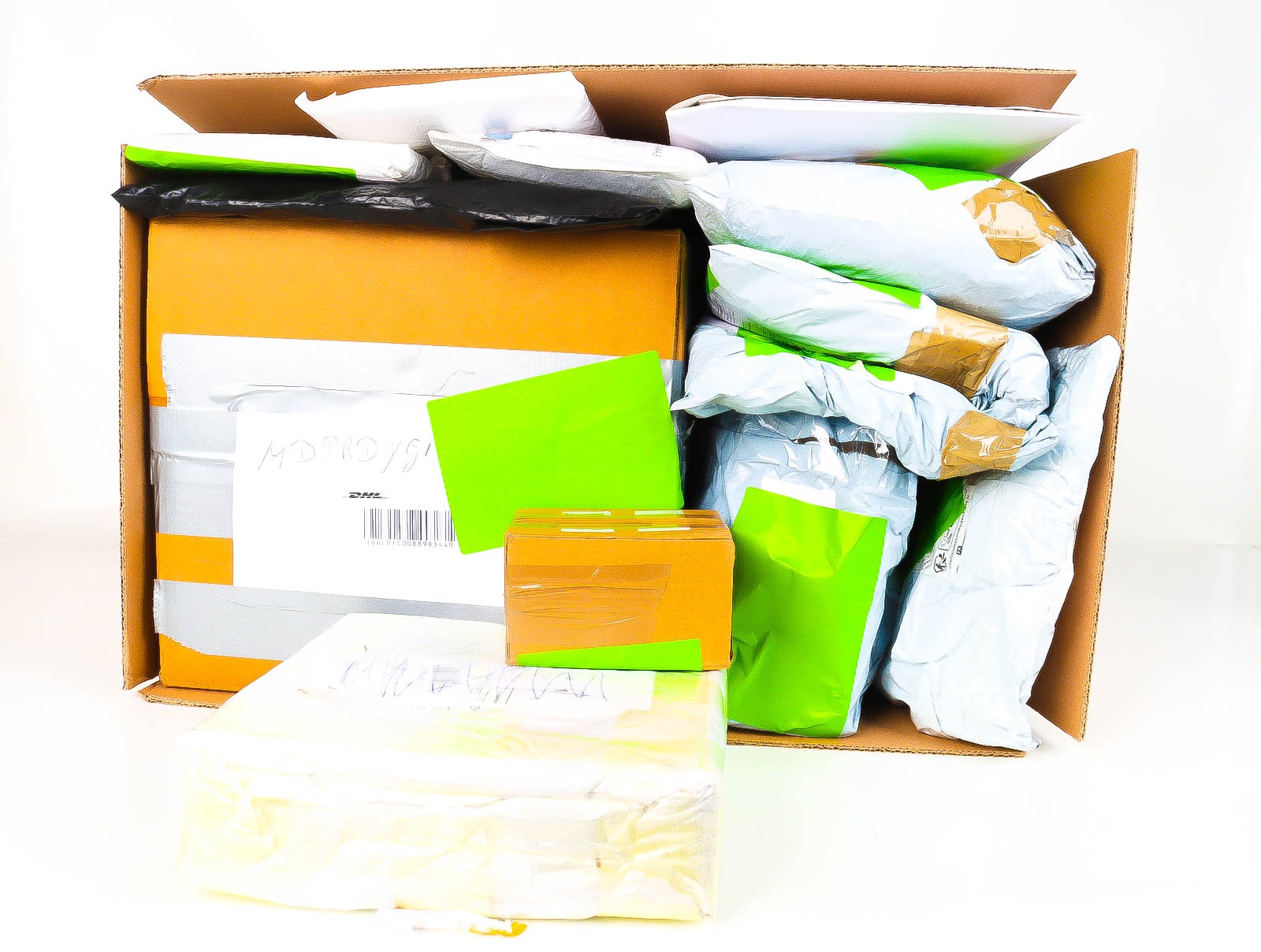 XL Doos met Verloren & Retour Postpakketten