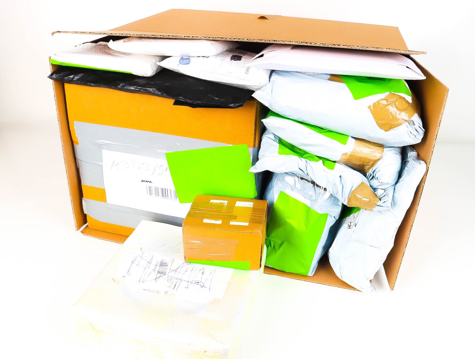 XL Doos met Verloren & Retour Postpakketten