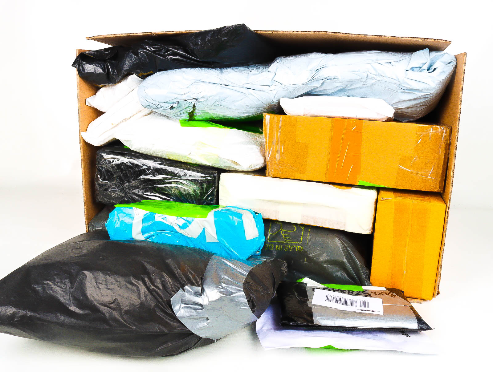 XL Doos met Verloren & Retour Postpakketten