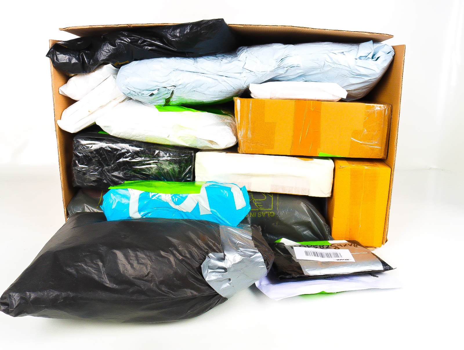 XL Doos met Verloren & Retour Postpakketten