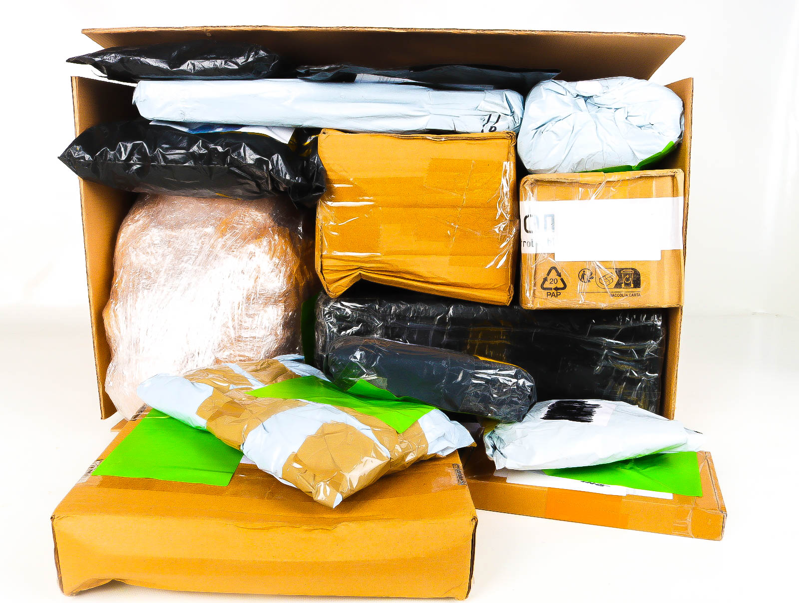 XL Doos met Verloren & Retour Postpakketten