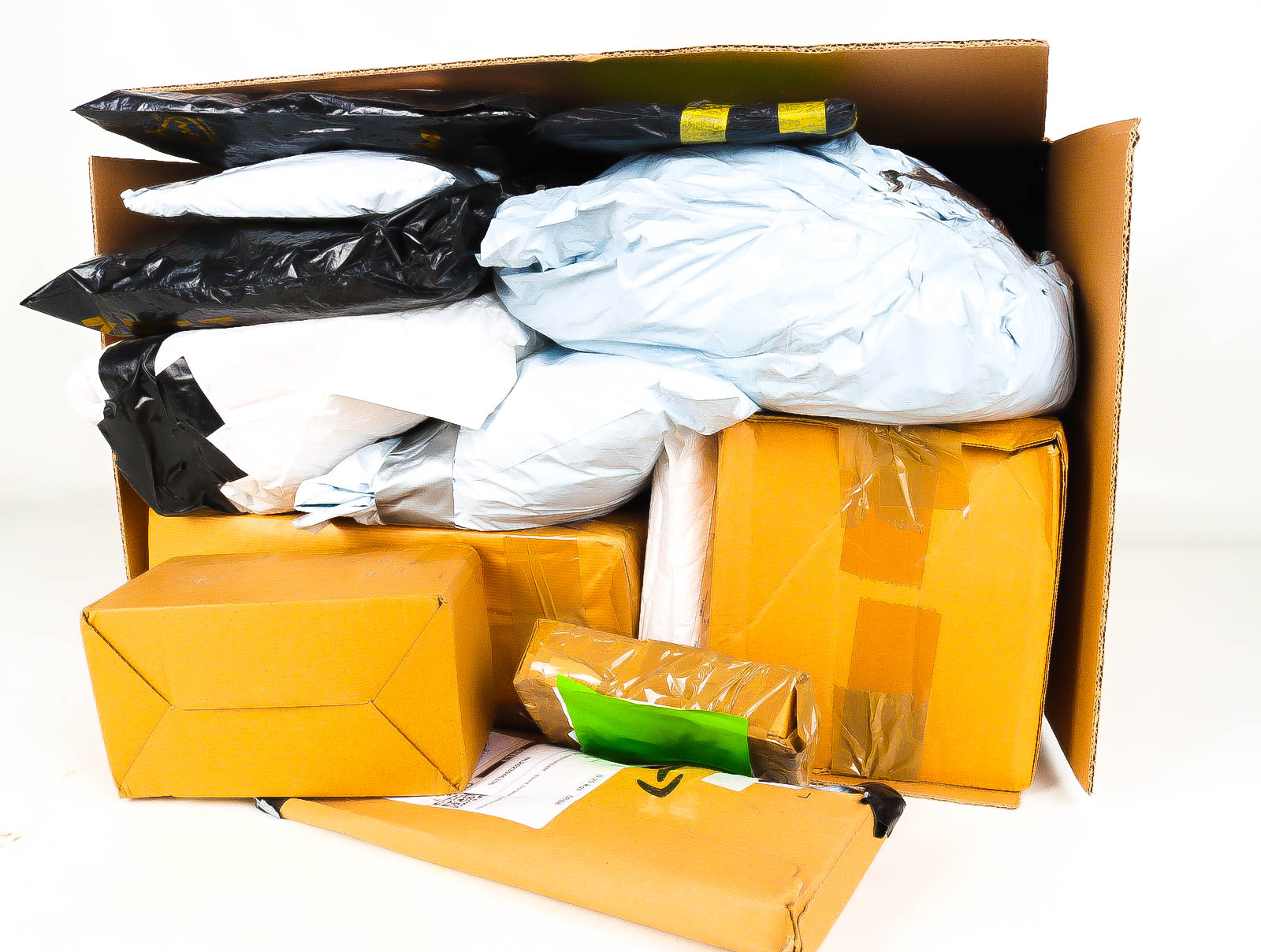 XL Doos met Verloren & Retour Postpakketten