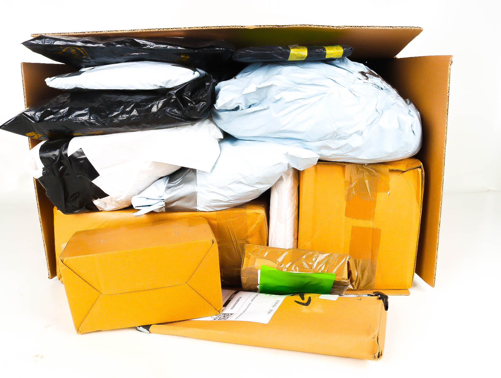 XL Doos met Verloren & Retour Postpakketten