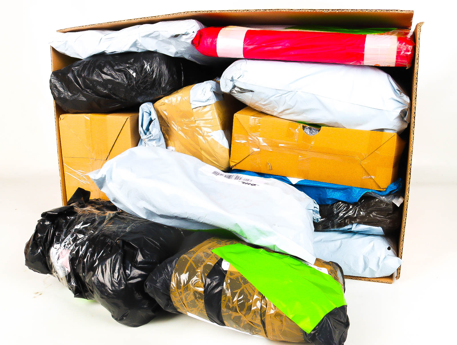 XL Doos met Verloren & Retour Postpakketten