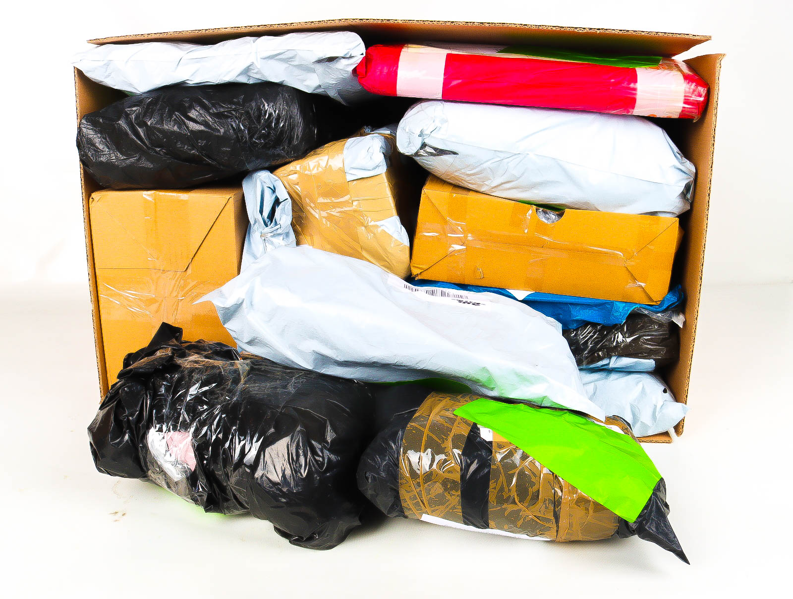 XL Doos met Verloren & Retour Postpakketten