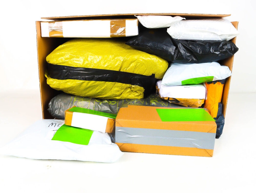 XL Doos met Verloren & Retour Postpakketten