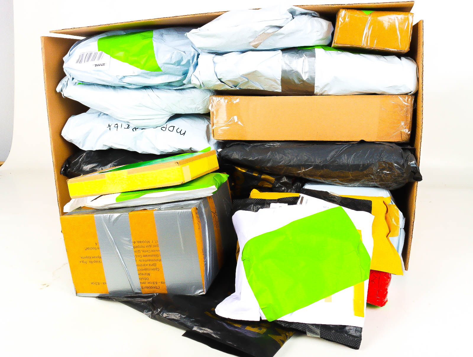 XL Doos met Verloren & Retour Postpakketten