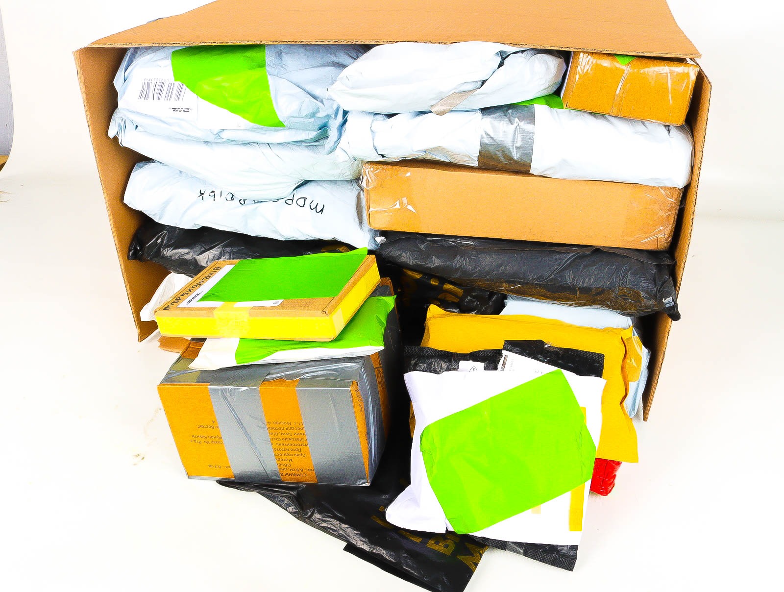 XL Doos met Verloren & Retour Postpakketten