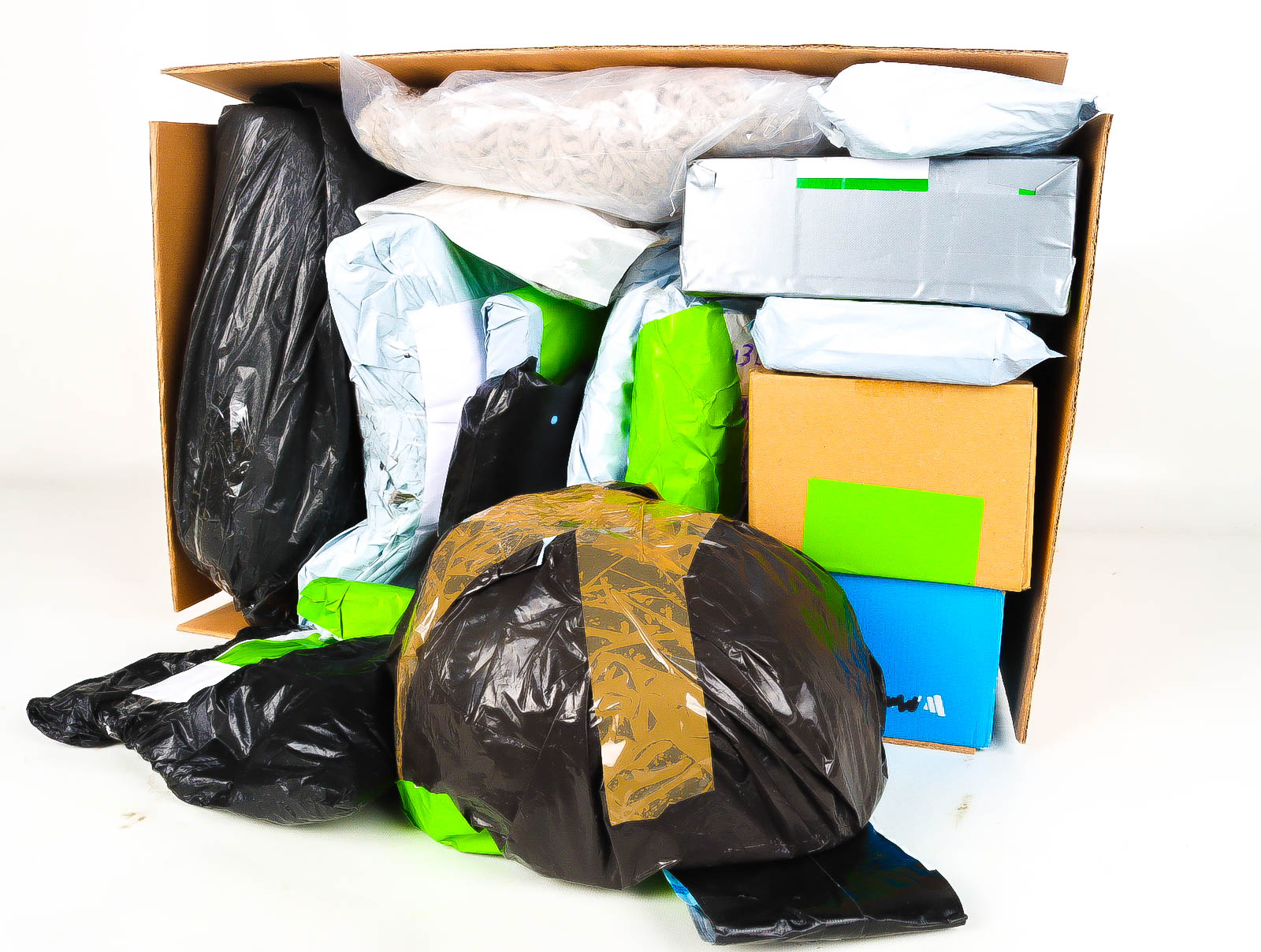 XL Doos met Verloren & Retour Postpakketten