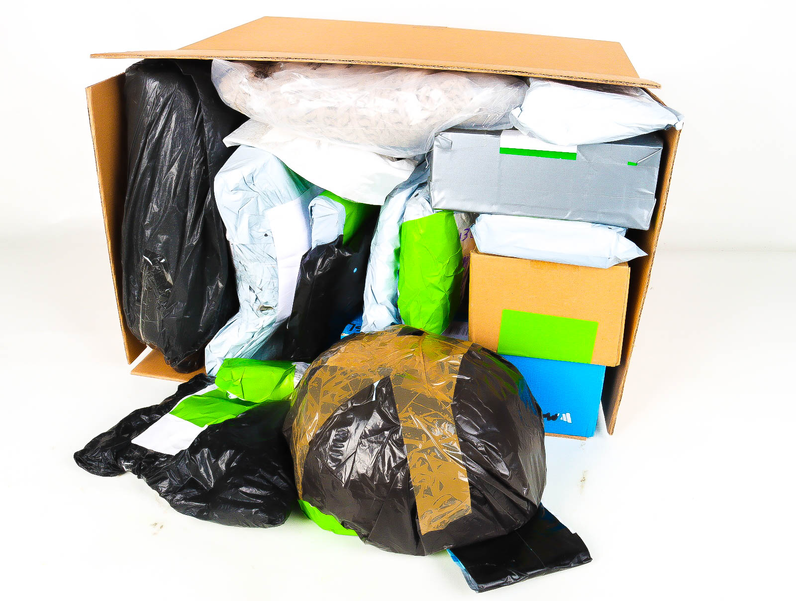 XL Doos met Verloren & Retour Postpakketten
