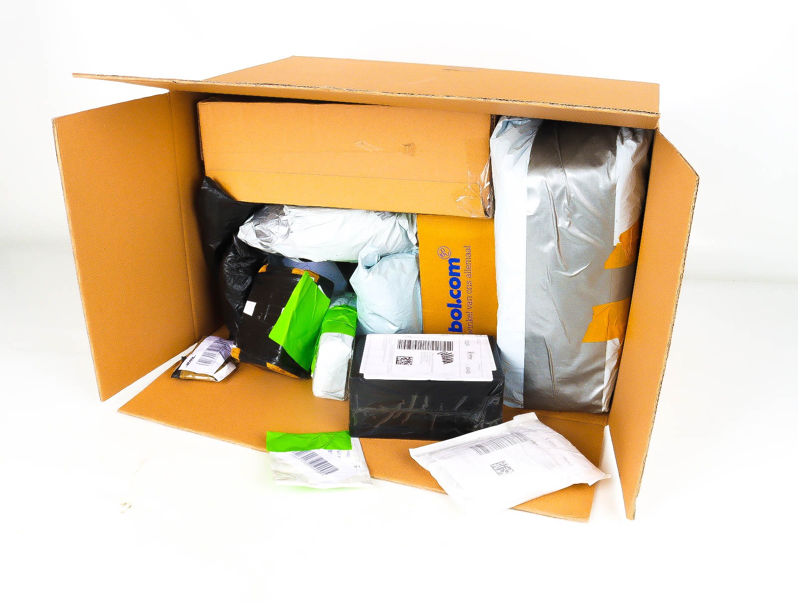 XL Doos met Verloren & Retour Postpakketten