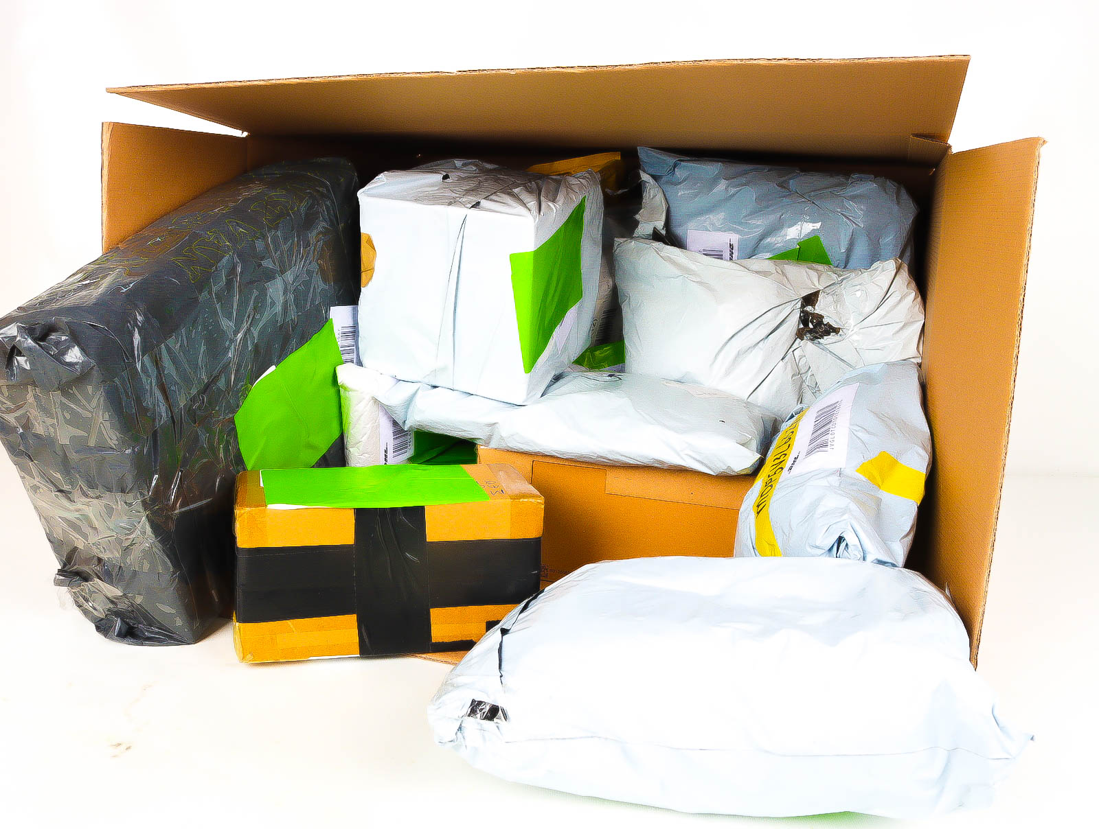 XL Doos met Verloren & Retour Postpakketten