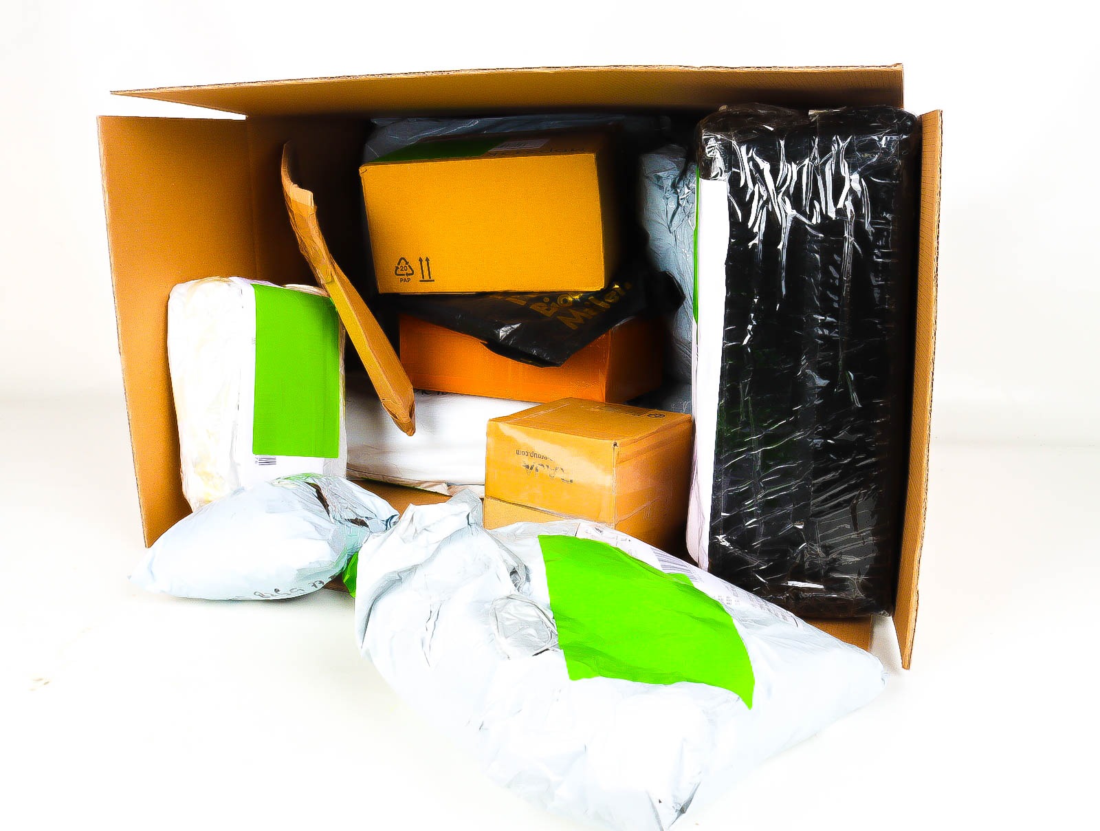 XL Doos met Verloren & Retour Postpakketten