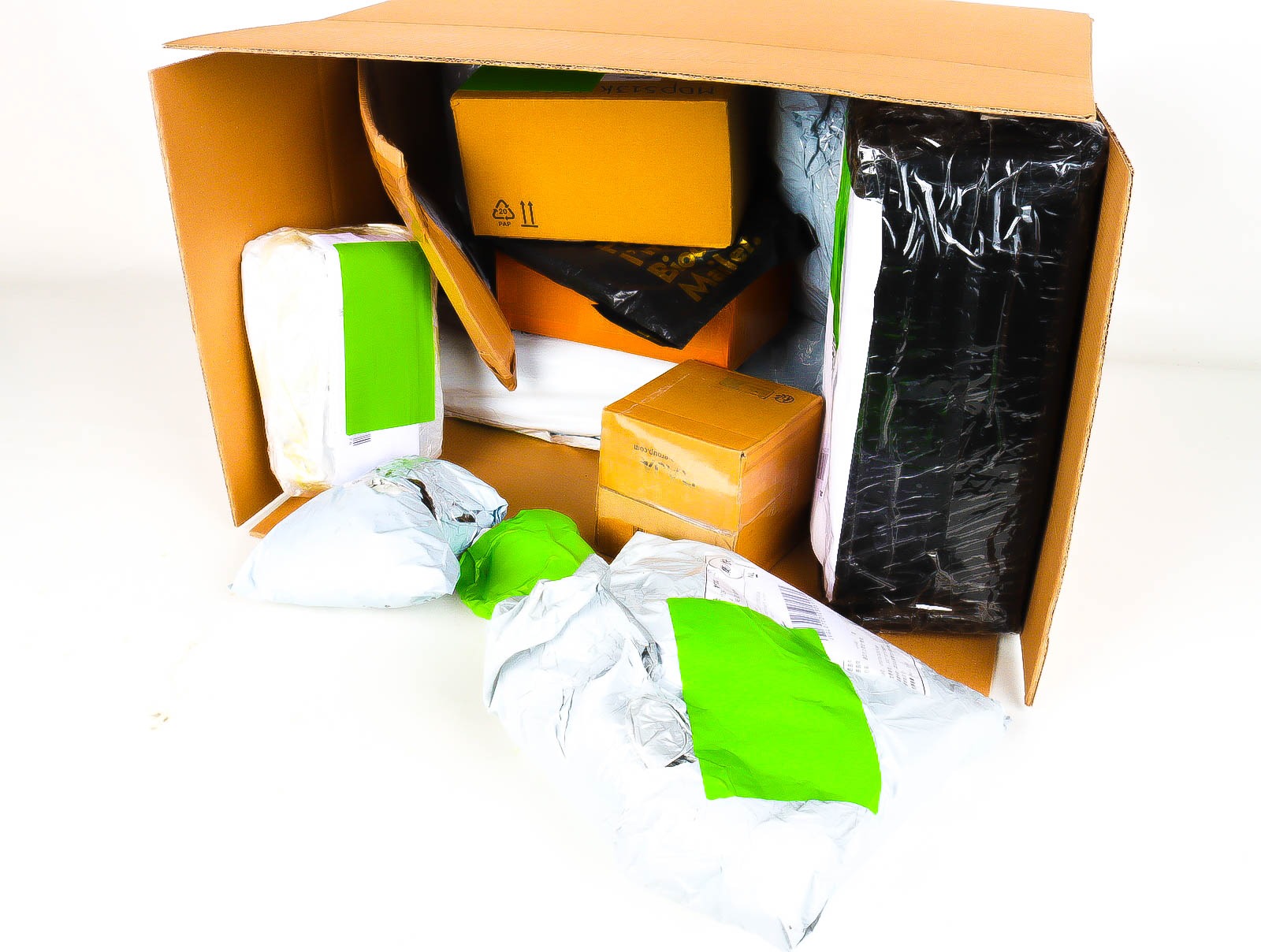XL Doos met Verloren & Retour Postpakketten