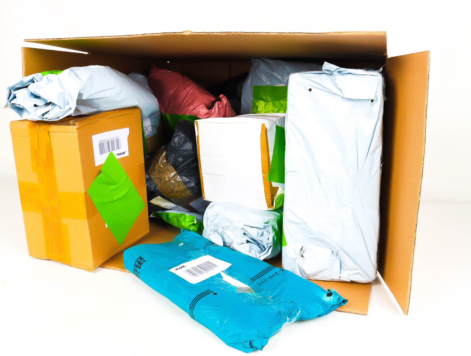 XL Doos met Verloren & Retour Postpakketten