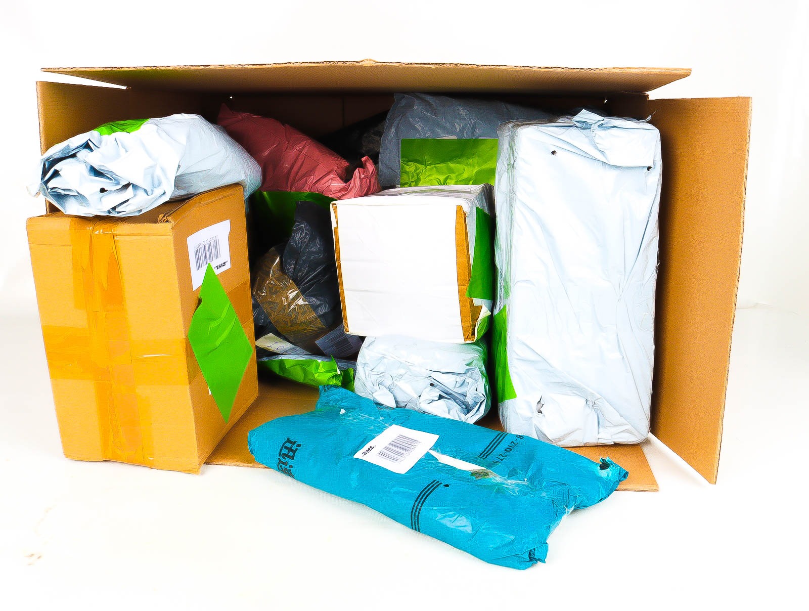 XL Doos met Verloren & Retour Postpakketten