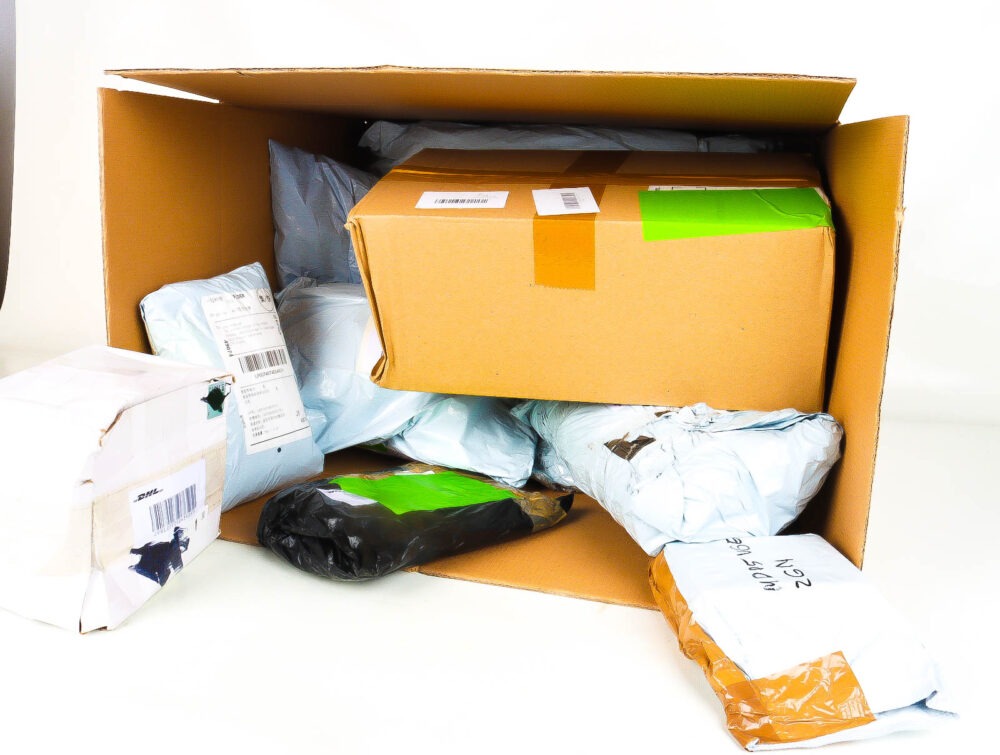 XL Doos met Verloren & Retour Postpakketten
