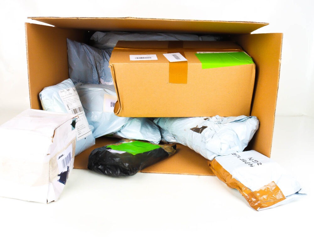 XL Doos met Verloren & Retour Postpakketten