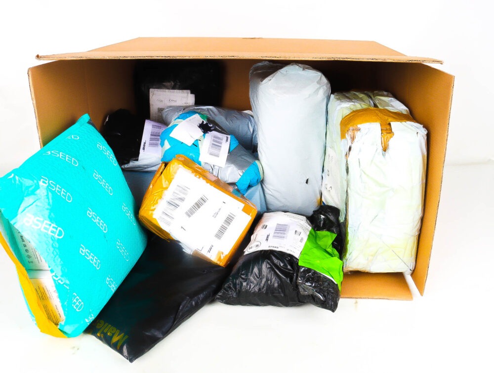 XL Doos met Verloren & Retour Postpakketten