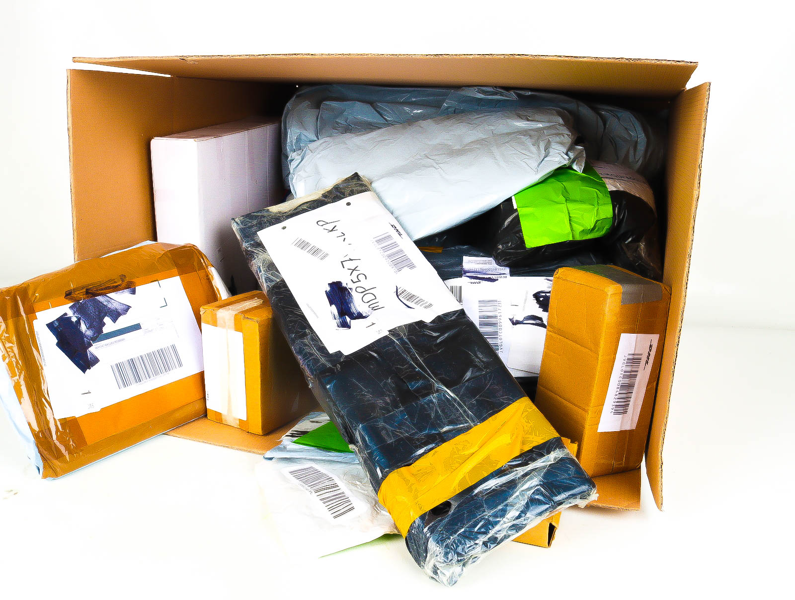 XL Doos met Verloren & Retour Postpakketten
