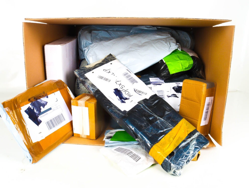 XL Doos met Verloren & Retour Postpakketten