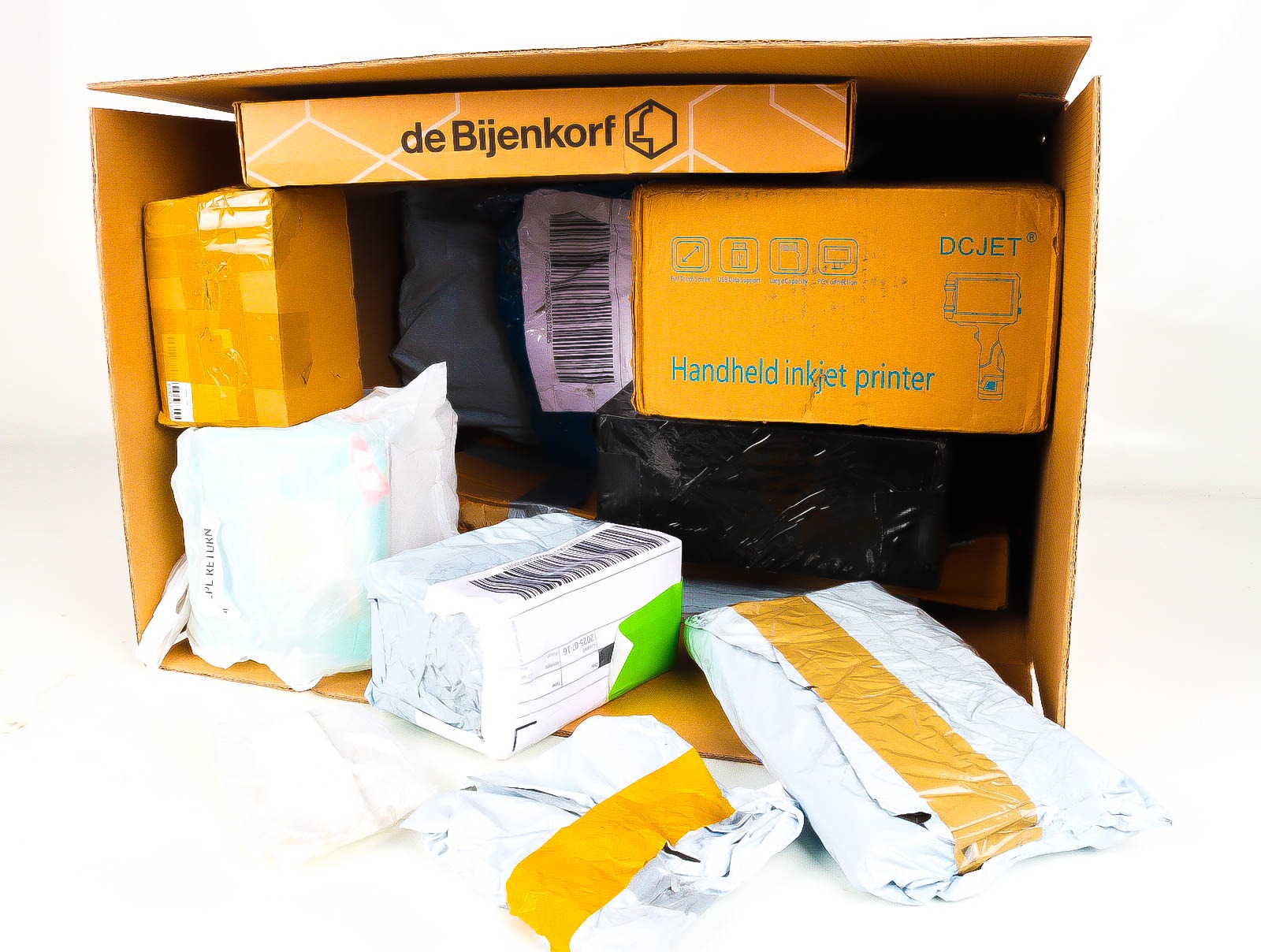 XL Doos met Verloren & Retour Postpakketten