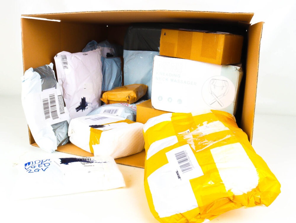 XL Doos met Verloren & Retour Postpakketten