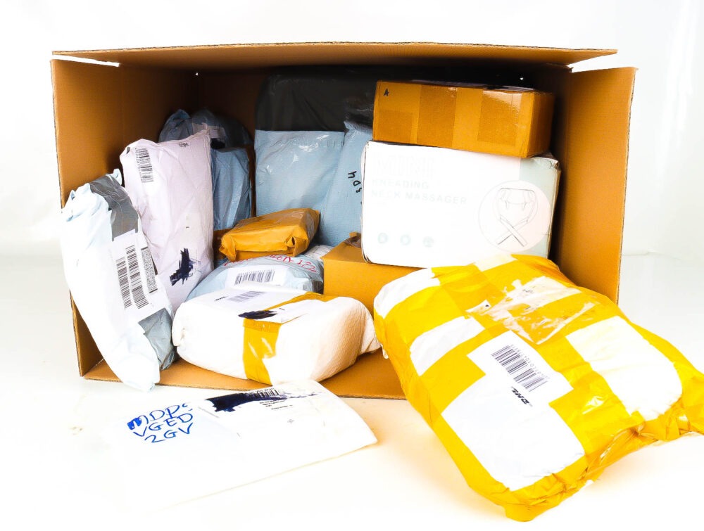 XL Doos met Verloren & Retour Postpakketten