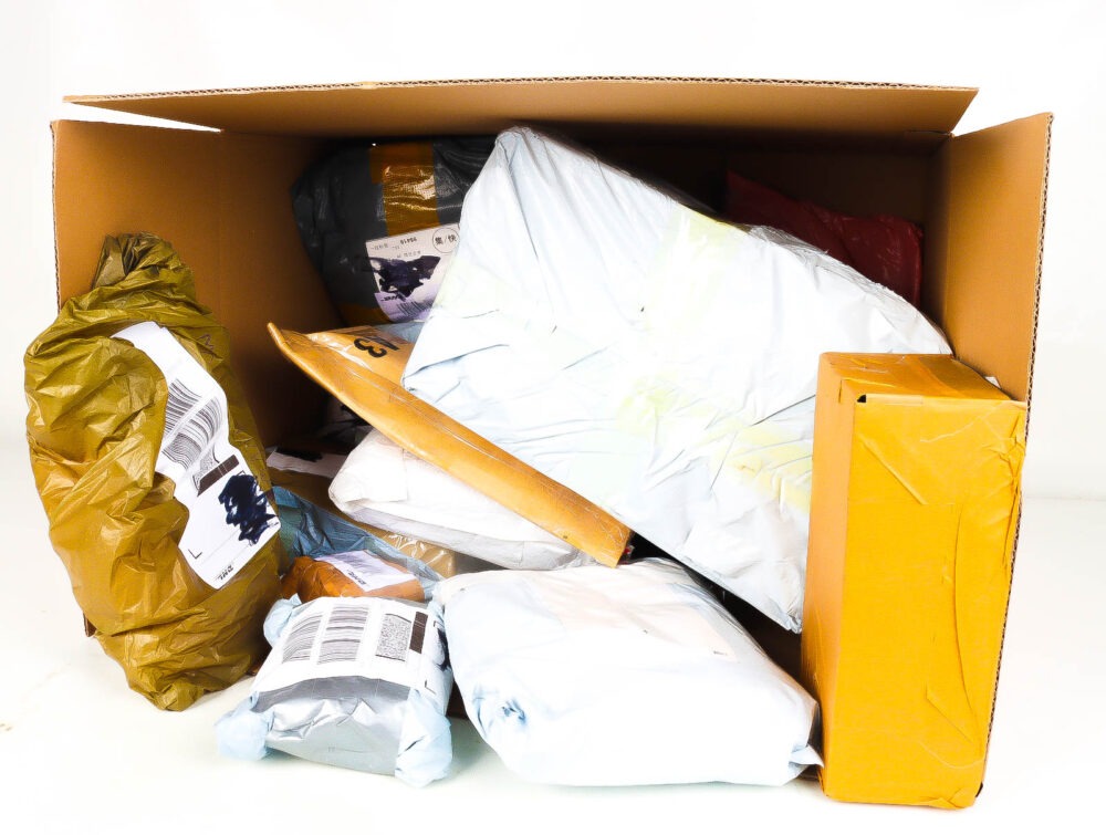 XL Doos met Verloren & Retour Postpakketten