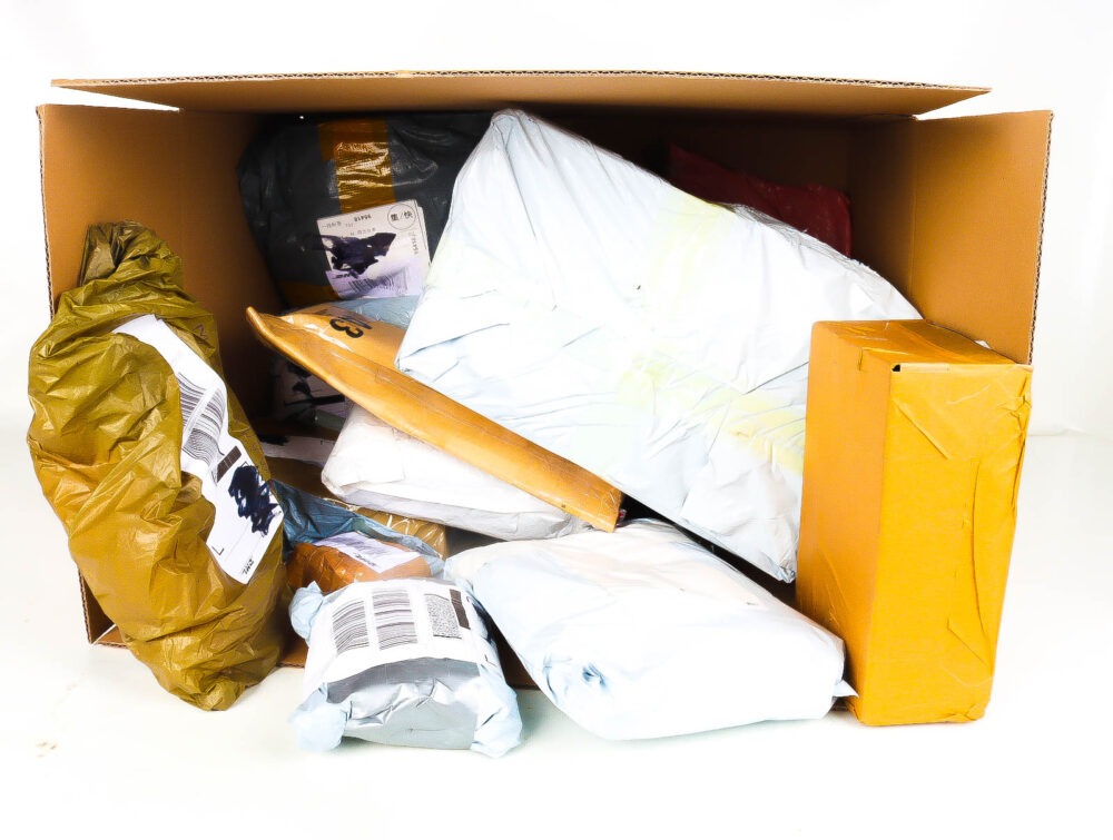 XL Doos met Verloren & Retour Postpakketten