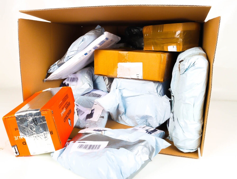 XL Doos met Verloren & Retour Postpakketten