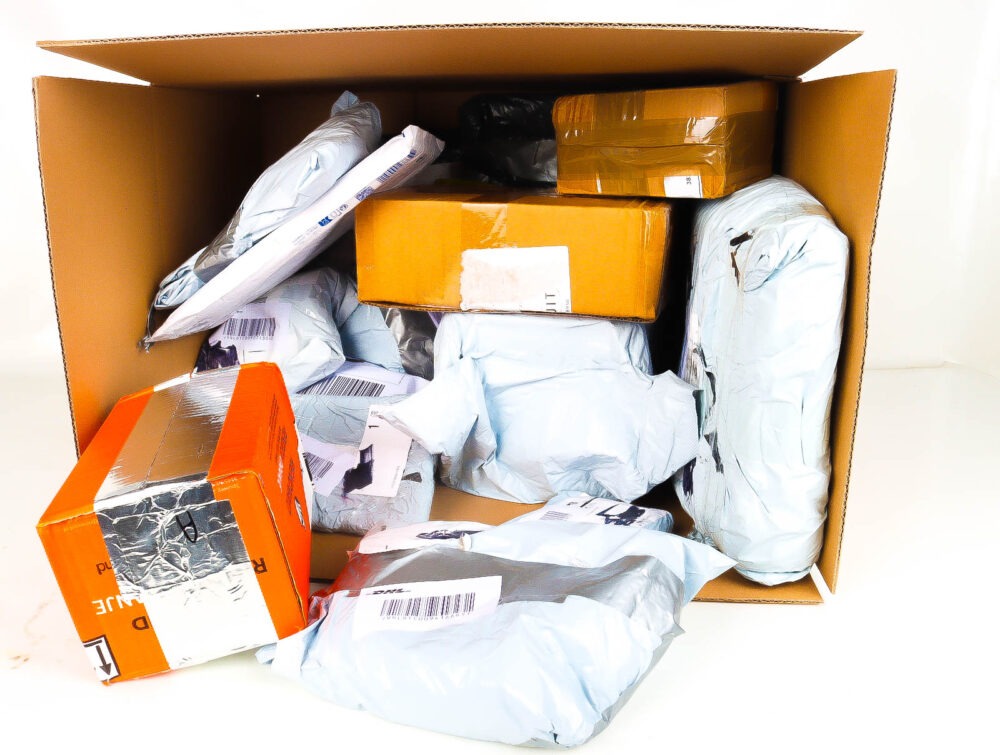 XL Doos met Verloren & Retour Postpakketten