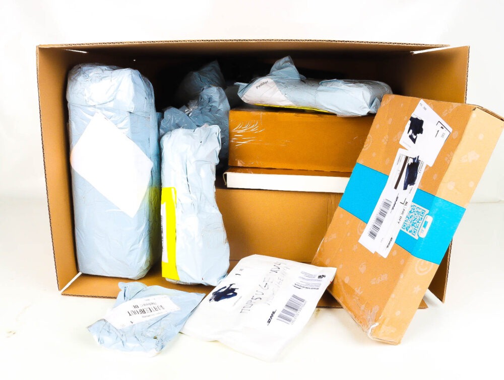 XL Doos met Verloren & Retour Postpakketten
