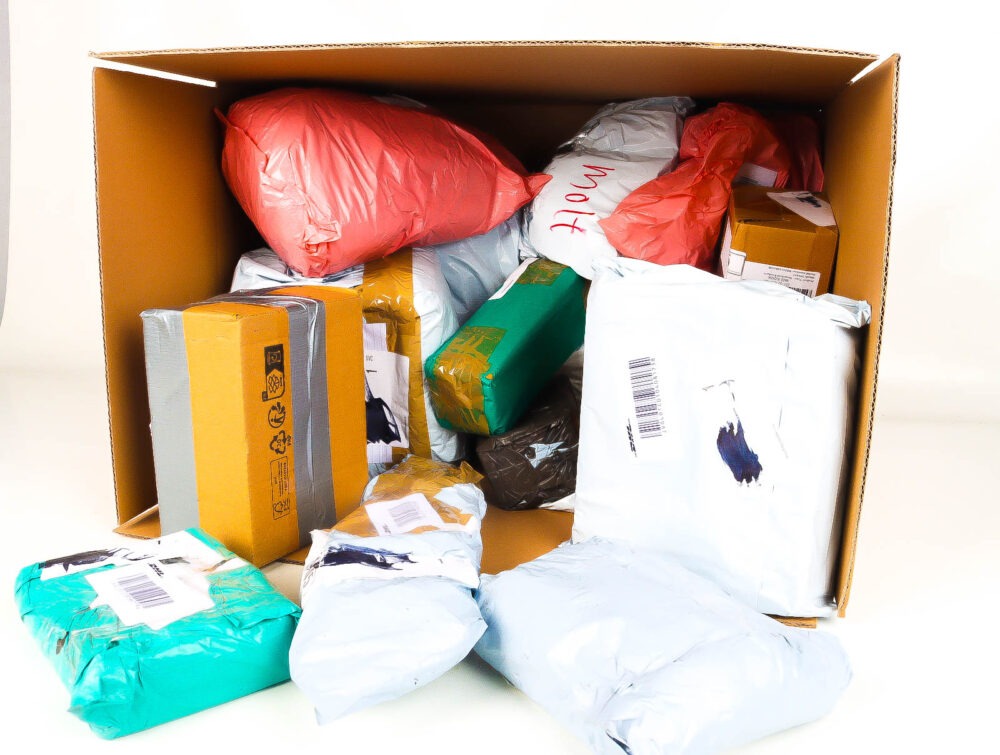XL Doos met Verloren & Retour Postpakketten