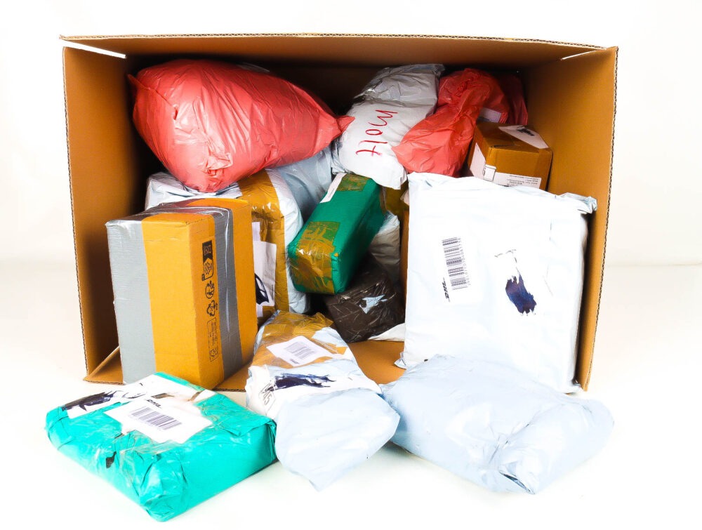 XL Doos met Verloren & Retour Postpakketten
